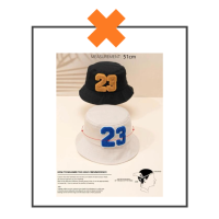 Limited Edition Bucket hat 23 wit